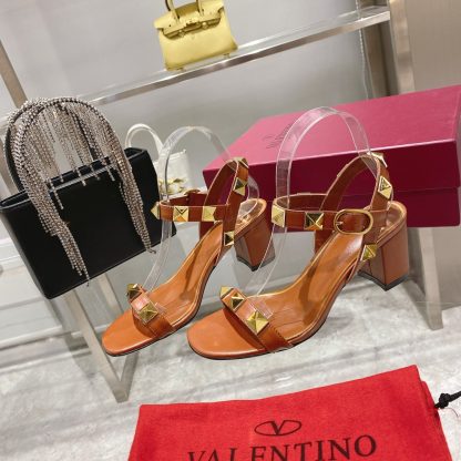 VALENTINO Studded Sandals High Heels - Image 6