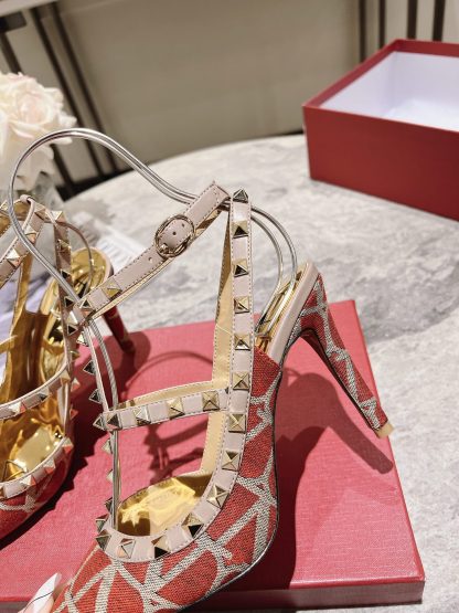 VALENTINO Fashion Rivet High Heels - Image 6