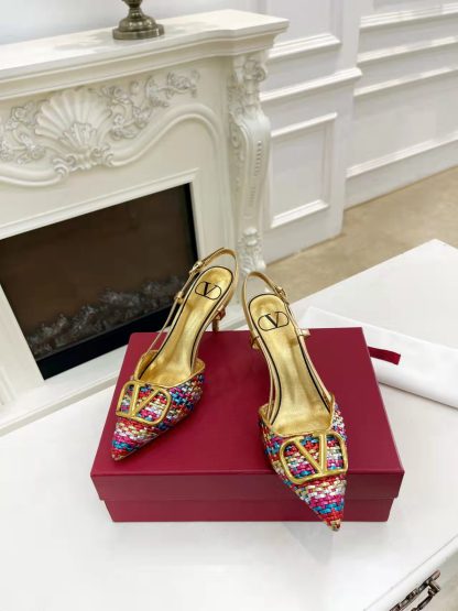 VALENTINO Hand-woven exquisite high heels - Image 6