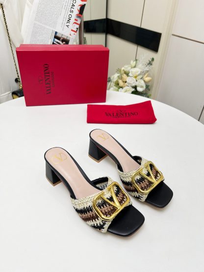 VALENTINO Hand-woven series elegant sandals and high heels - Image 6