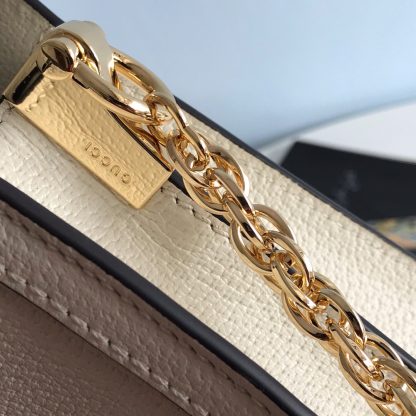 Gucci Red and Blue Striped Web Ophidia Series Chain Shoulder Bag - Image 6