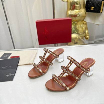 VALENTINO Transparent Heel Film Sandals High Heels - Image 6