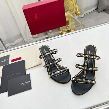 VALENTINO Transparent Heel Film Sandals High Heels - Image 6