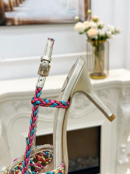VALENTINO new women's slingback sandals high heels - Image 6
