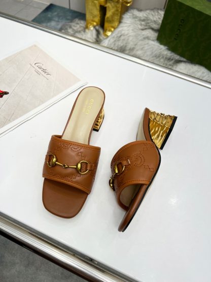 Gucci mid-heel slippers - Image 7