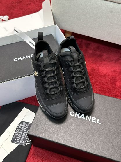 Chanel men's and women's couple's versatile fashion black mix and match casual sports shoes - Image 6