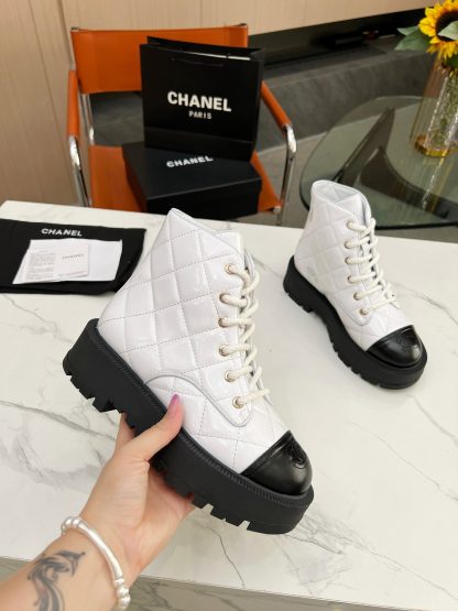 Chanel Fall/Winter White Trendy Boots - Image 6