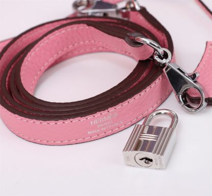 Hermès Sakura Pink Practical Handbag Size 28cm 25cm - Image 6