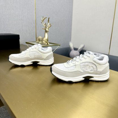 Chanel classic beige versatile casual sneakers - Image 6