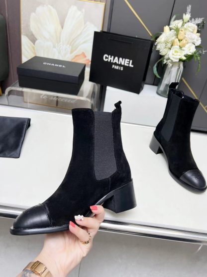 Chanel autumn and winter new black slim women's boots - Image 6