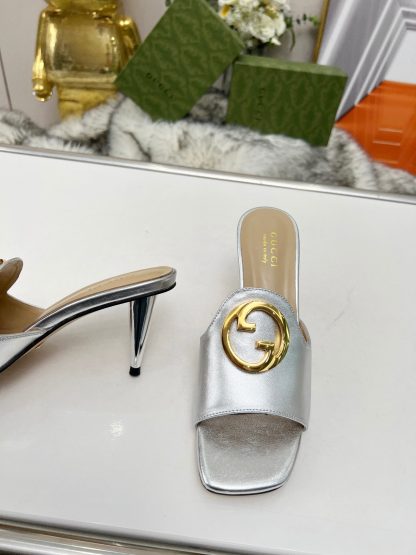 Gucci high heel slippers - Image 7
