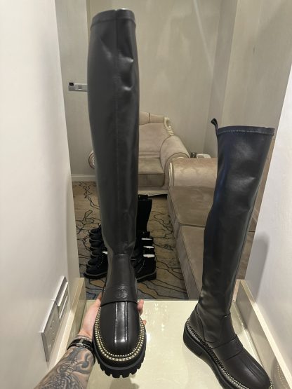 Chanel black autumn and winter high-end custom catwalk classic luxury boots - Image 6