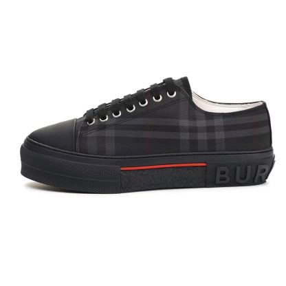 Burberry Vintage Check Cotton Sneakers - Image 6