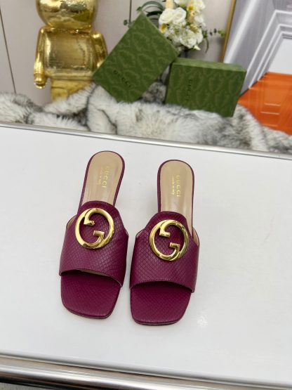 Gucci high heel slippers - Image 7