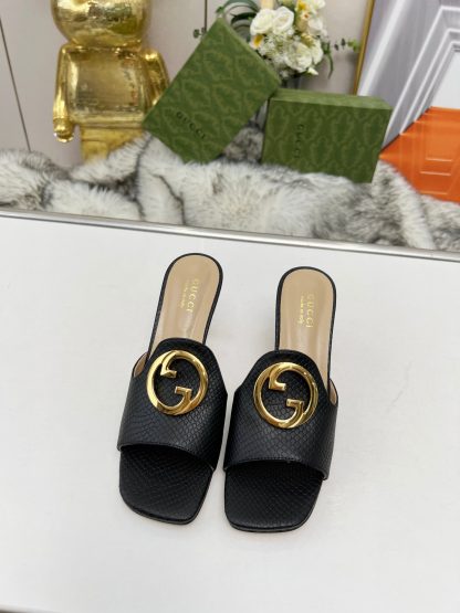 Gucci high heel slippers - Image 7