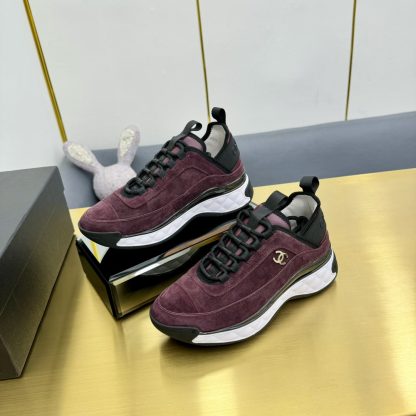 Chanel classic red and black mix and match fashion casual dad shoes for men and women - Image 6