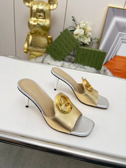 Gucci high heel slippers - Image 7