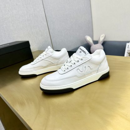 Chanel classic white versatile casual sneakers - Image 6