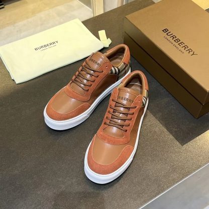 Burberry classic check casual sneakers - Image 6
