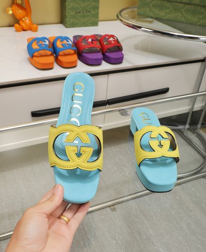 Gucci platform slippers - Image 6