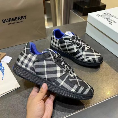 Burberry classic check casual sneakers - Image 6