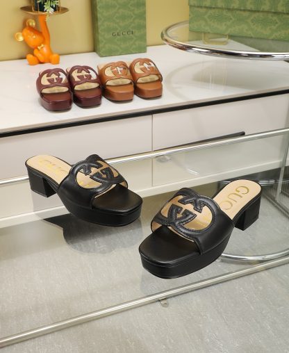 Gucci platform slippers - Image 7