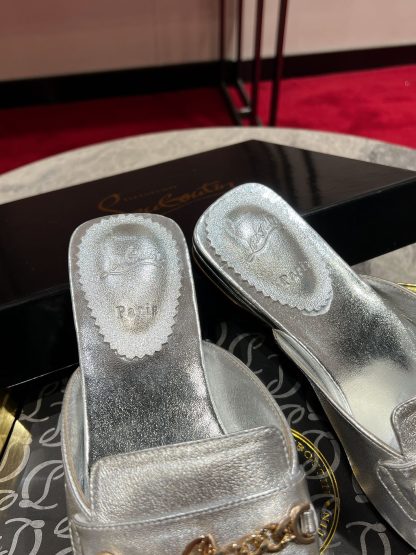 Christian Louboutin chain sandals - Image 6