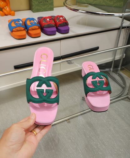 Gucci platform slippers - Image 6