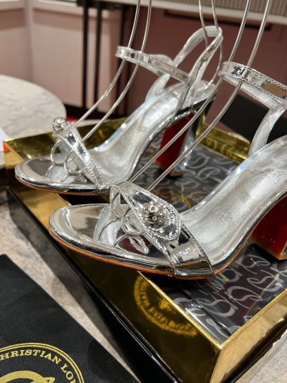 Christian Louboutin Atmospherica crystal high heels - Image 6