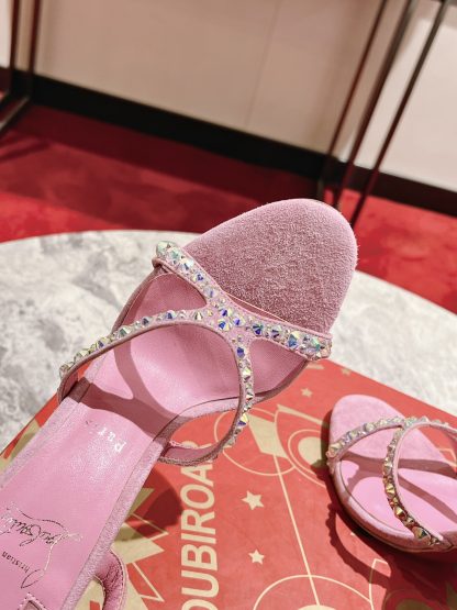 Christian Louboutin Emilie strass open-toe high heels - Image 6