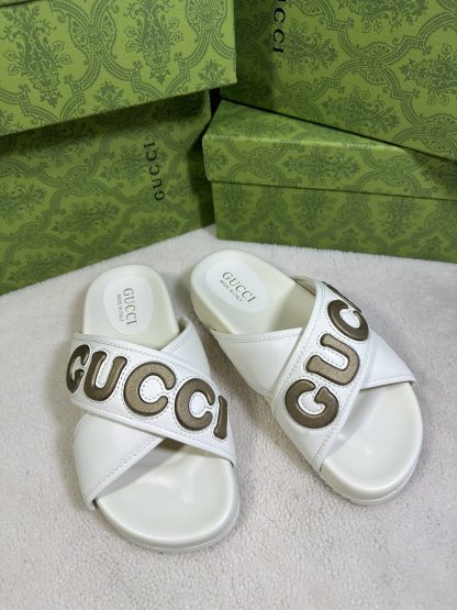 Gucci cross-over slippers - Image 7
