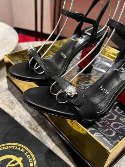 ChristianLouboutin block heel sandals high heels - Image 6