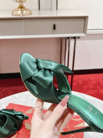Christian Louboutin Butterfly Flower Retro High-Heeled Sandals - Image 6