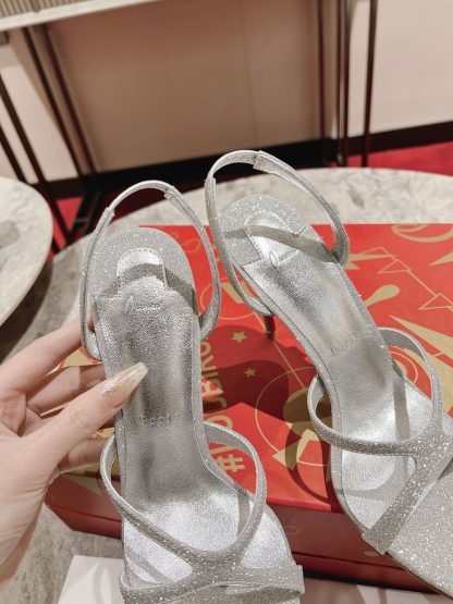 ChristianLouboutin cross strap sandals high heels - Image 6