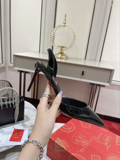 Christian Louboutin exquisite glossy high-heeled shoes - Image 5
