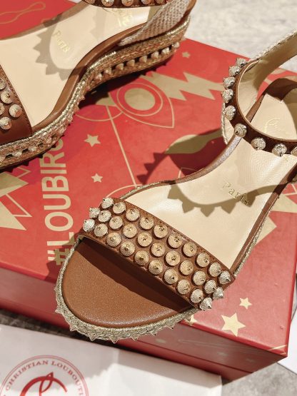 ChristianLouboutin wedge sandals - Image 6
