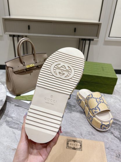 Gucci Women's GG Platform Slide Sandals - Image 7