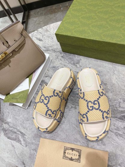 Gucci Women's GG Platform Slide Sandals - Image 7