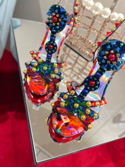 ChristianLouboutin stylish and exquisite spiked high heels - Image 6