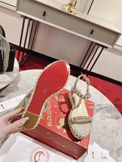 Christian Louboutin fashion wedge sandals - Image 6