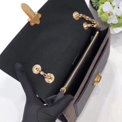 Louis Vuitton MM41730 black VICTOIRE handbag - Image 6