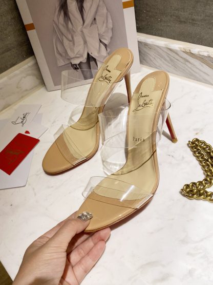 Christian Louboutin transparent strap high-heeled sandals - Image 6