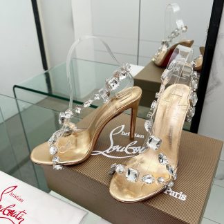 ChristianLouboutin new diamond sandals and high heels