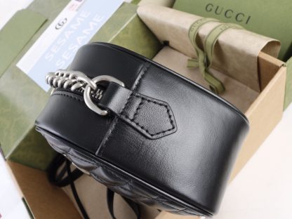 Gucci Shiny Retro Silver Classic Shoulder Bag - Image 6