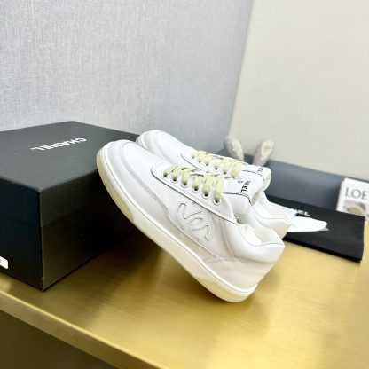 Chanel classic yellow and blue mix and match fashion casual dad shoes for men and women - Image 6