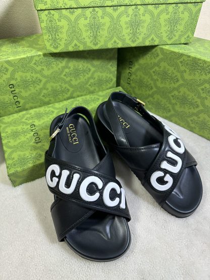 Gucci cross-over slide sandals - Image 7