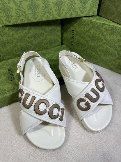 Gucci cross-over slide sandals - Image 7
