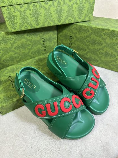 Gucci cross-over slide sandals - Image 7