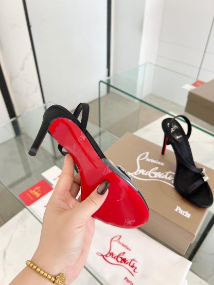 ChristianLouboutin diamond sandals high heels - Image 7