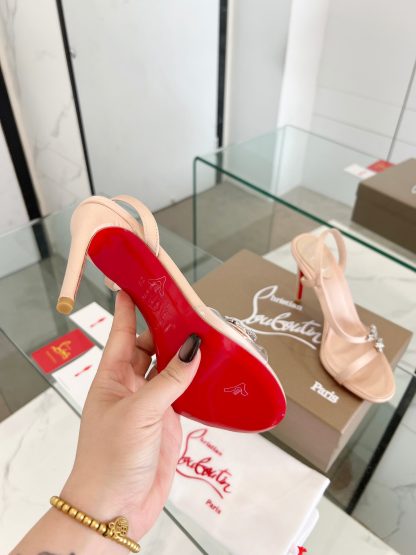 ChristianLouboutin diamond sandals high heels - Image 7